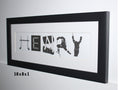 Personalized Hockey Name Art: Framed Hockey Room Decor