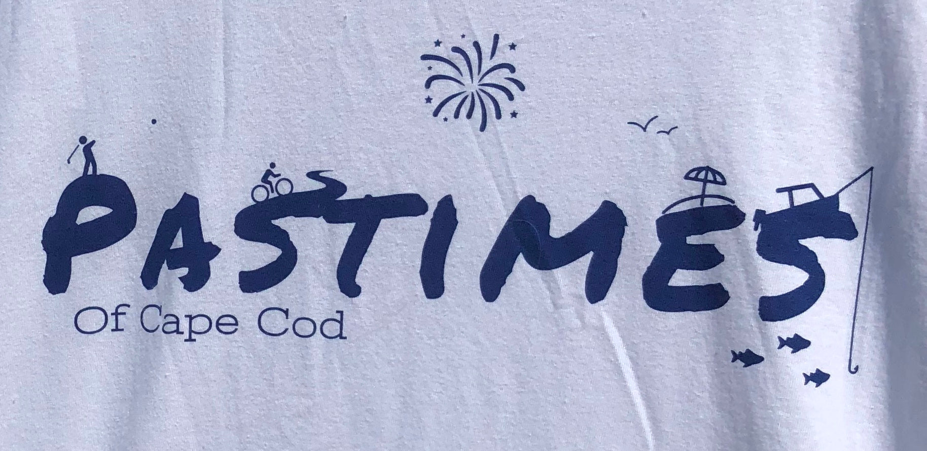 Violet Pastimes Wear t-shirt - back close up