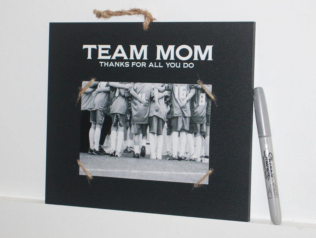 Personalized Team Coach Photo Frame, Signature Custom Gift
