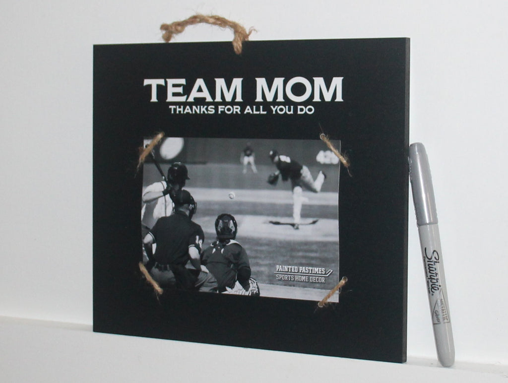 Personalized Team Mom Photo Display: Sports Gift