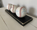 Baseball Display: Black or Off-White, Shelves available, Baseball Player Gift
