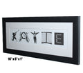 Personalized Hockey Name Art: Framed Hockey Room Decor