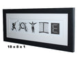 Personalized Hockey Name Art: Framed Hockey Room Decor