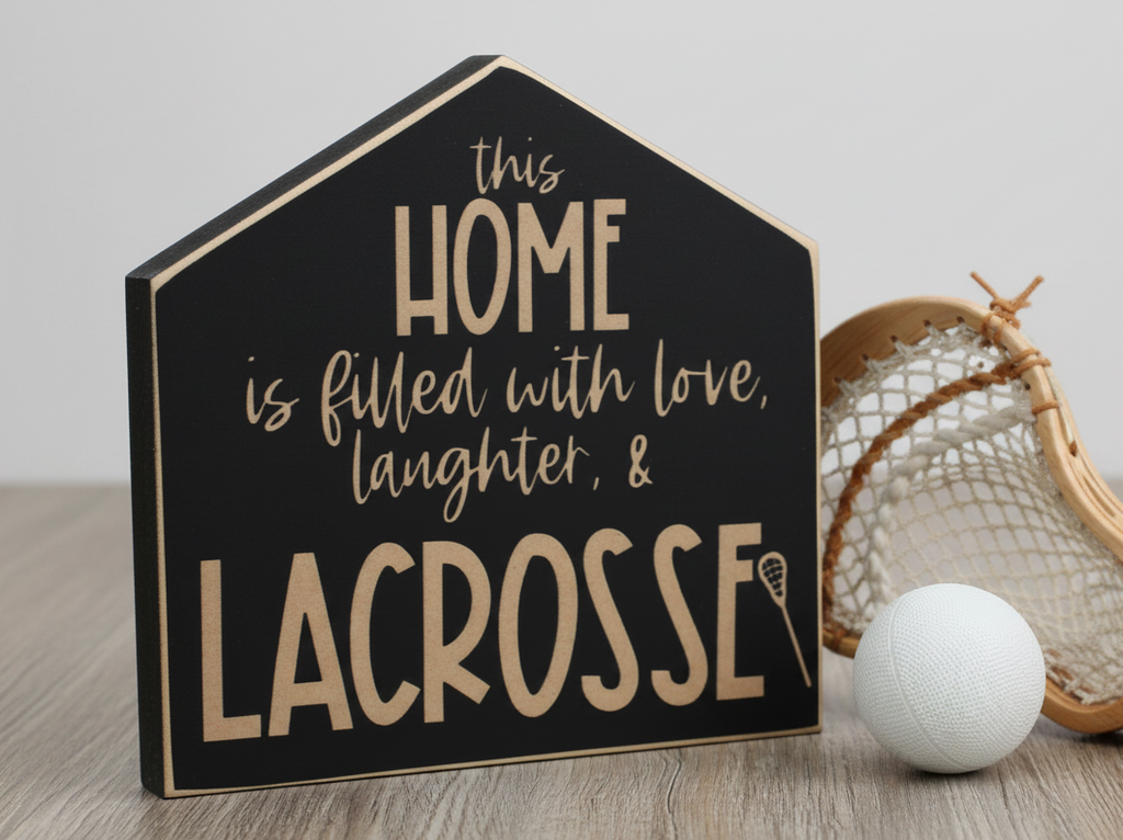Basketball Home Decor Sign: Gift for Player, Coach, Mom - 6" x 6"