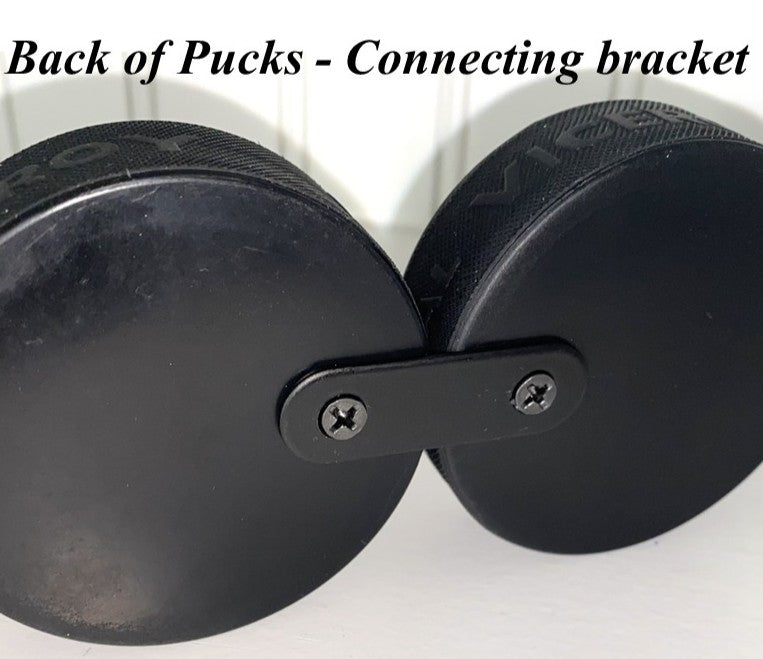 Custom Hockey Dad Gift: Hockey Puck Photo Display, Personalized Photos