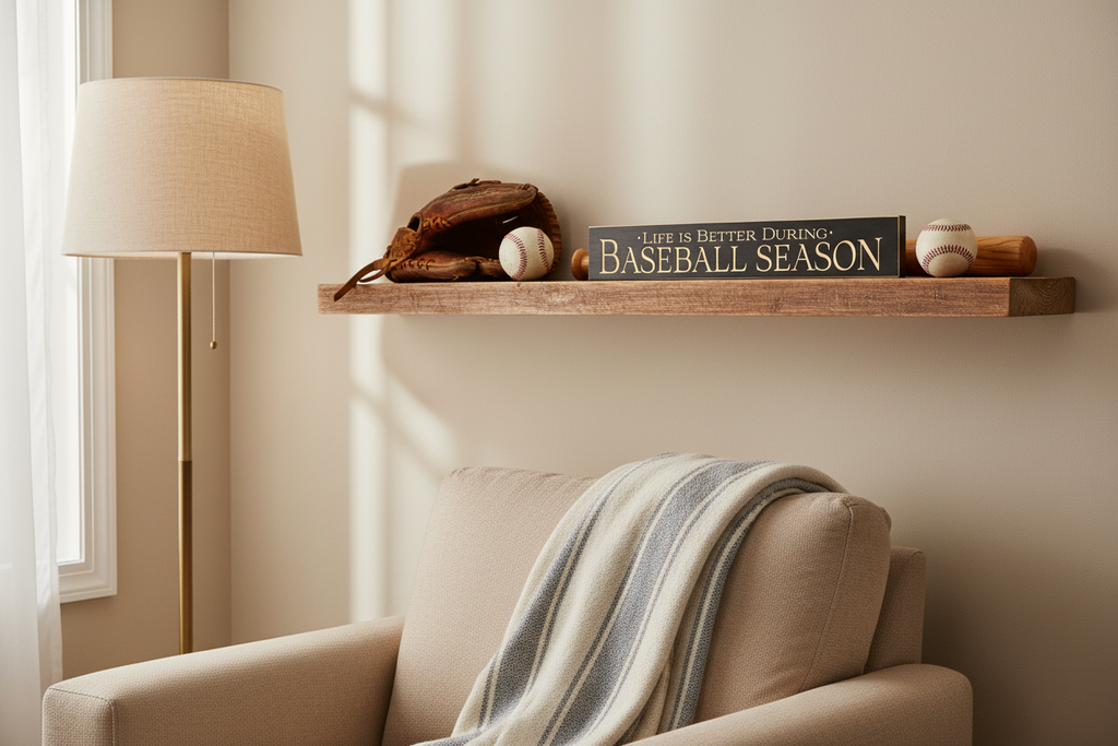 Baseball Photo Display: Man Cave Decor, Baseball Player or Coach Gift