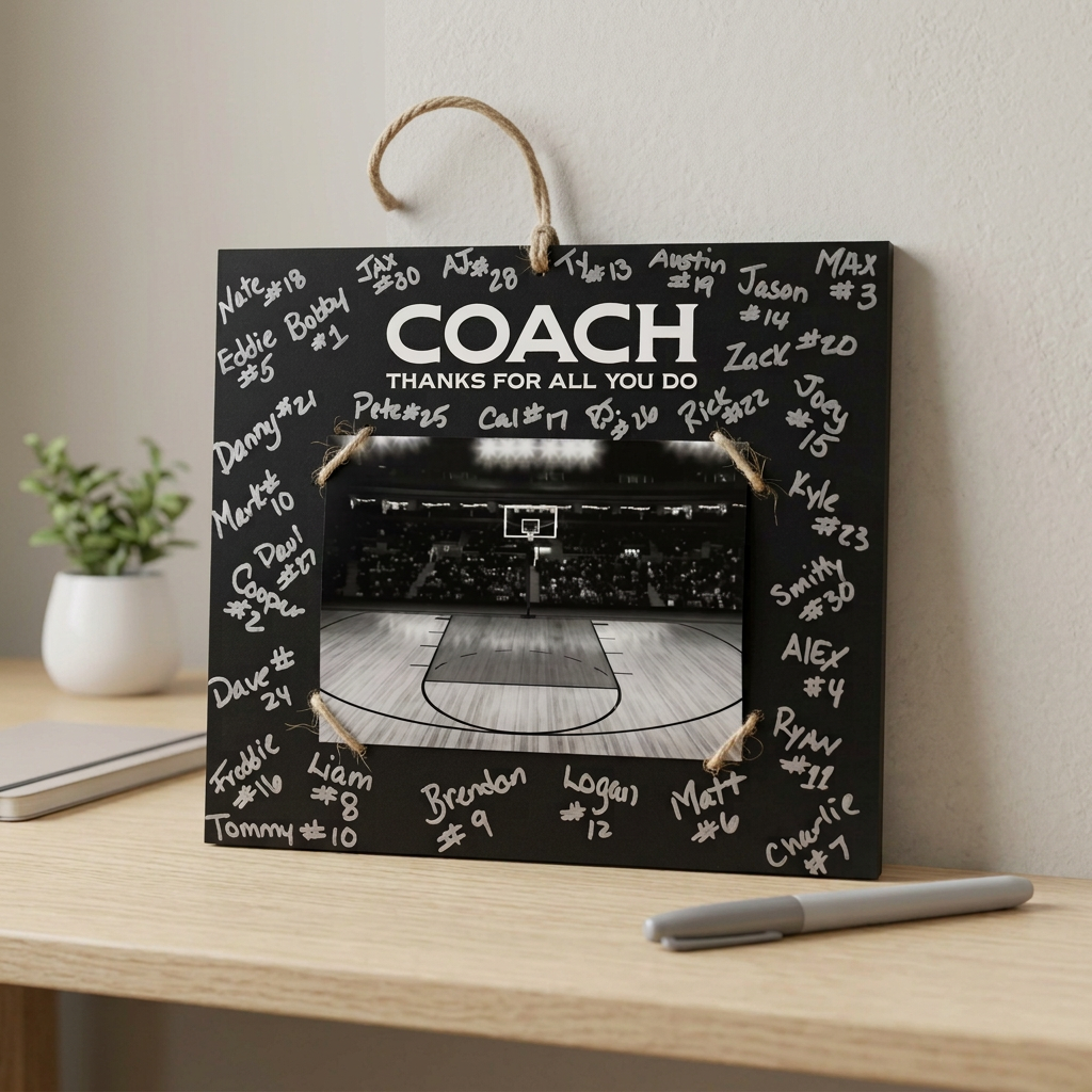 Personalized Team Mom Photo Display: Sports Gift