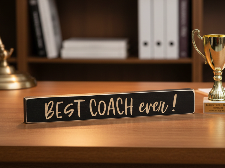 Personalized Coach Photo Display: 'Best Coach Ever' Frame, Lacrosse Team Gift, All Sports