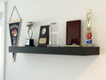 Trophy Shelf: 8" Wide Floating Shelf, Memorabilia, Sports Player Room Decor