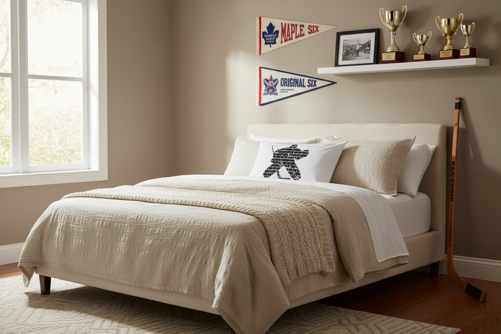 Hockey Pillowcase: Player, Goalie Gift, Room Decor