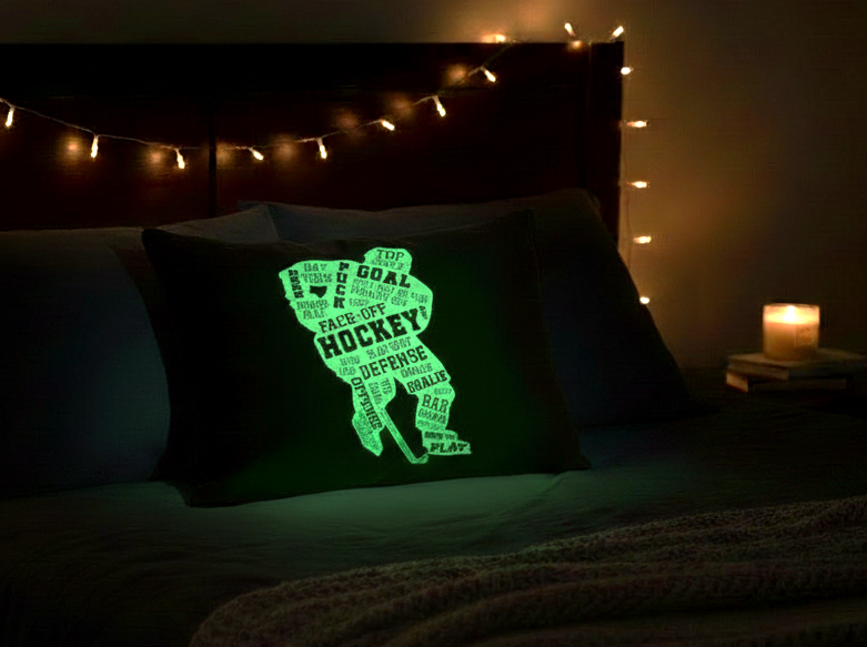 Hockey Pillowcase: Player, Goalie Gift, Room Decor