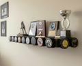 Hockey Puck Display Trophy Shelf: 8" Wide Floating Shelf, Memorabilia, Hockey Player Room Decor (Copy) (Copy)