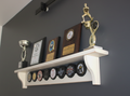 Hockey Puck Shelf: Trophy & Medal Display