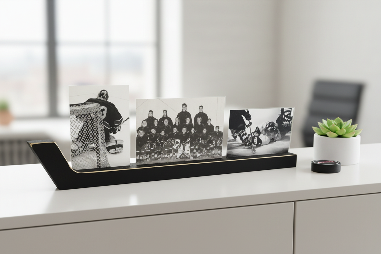 Hockey Puck Display: Holder, Rack, Hockey Room Decor, Player or Fan Gift