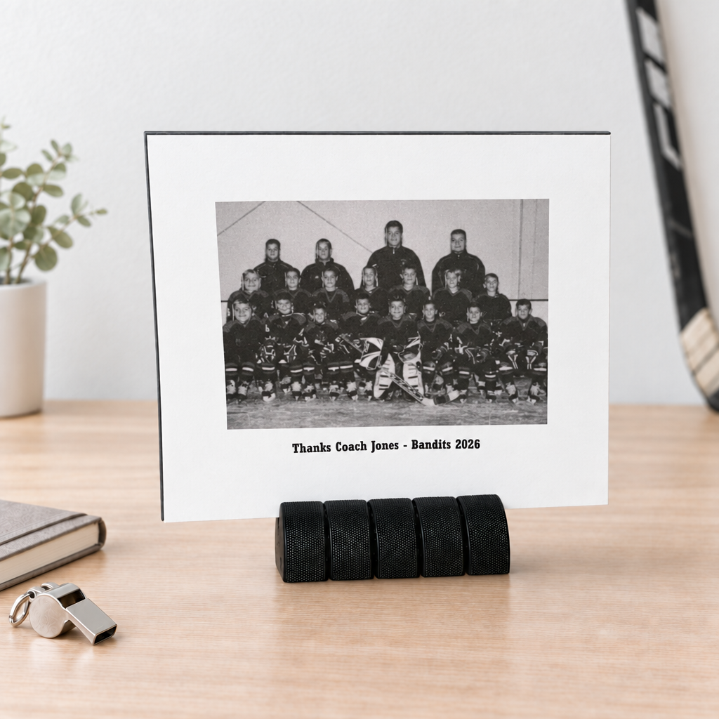 Personalized Soccer Coach Frame: Team Gift