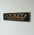 Hockey Photo Display Sign: Hockey Decor