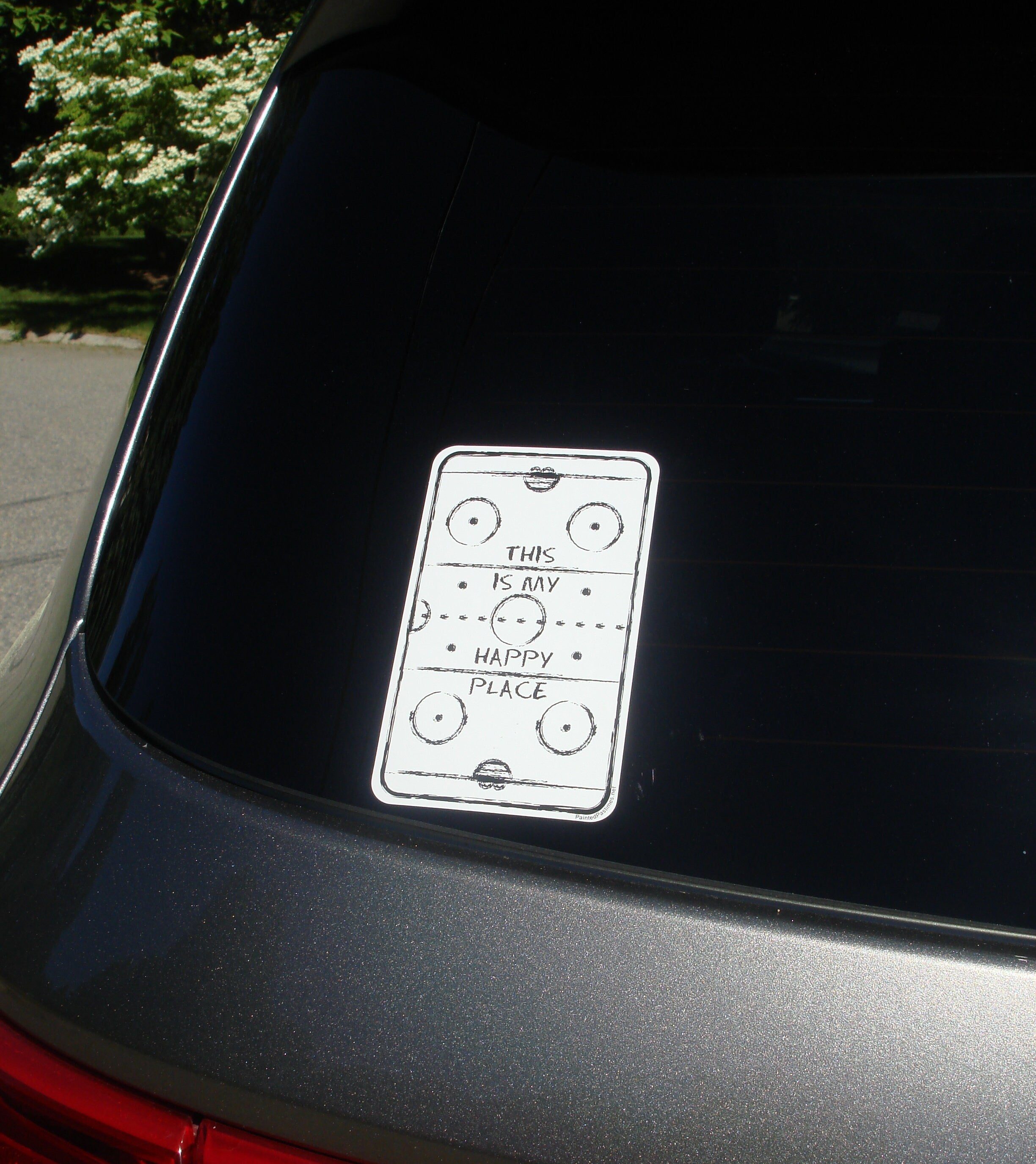 Hockey Goalie Car Decal: Bumper Sticker for Hockey Mom/Dad