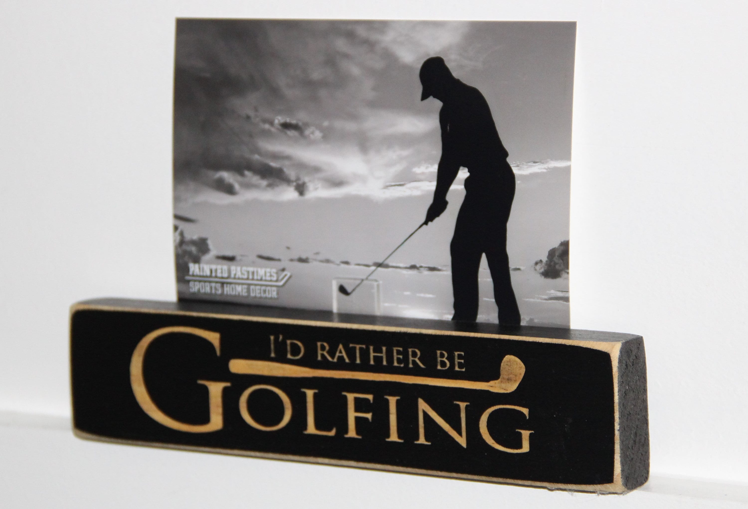 Golf Ornament, Funny Golfer Gift, Laser Cut Wood Sign
