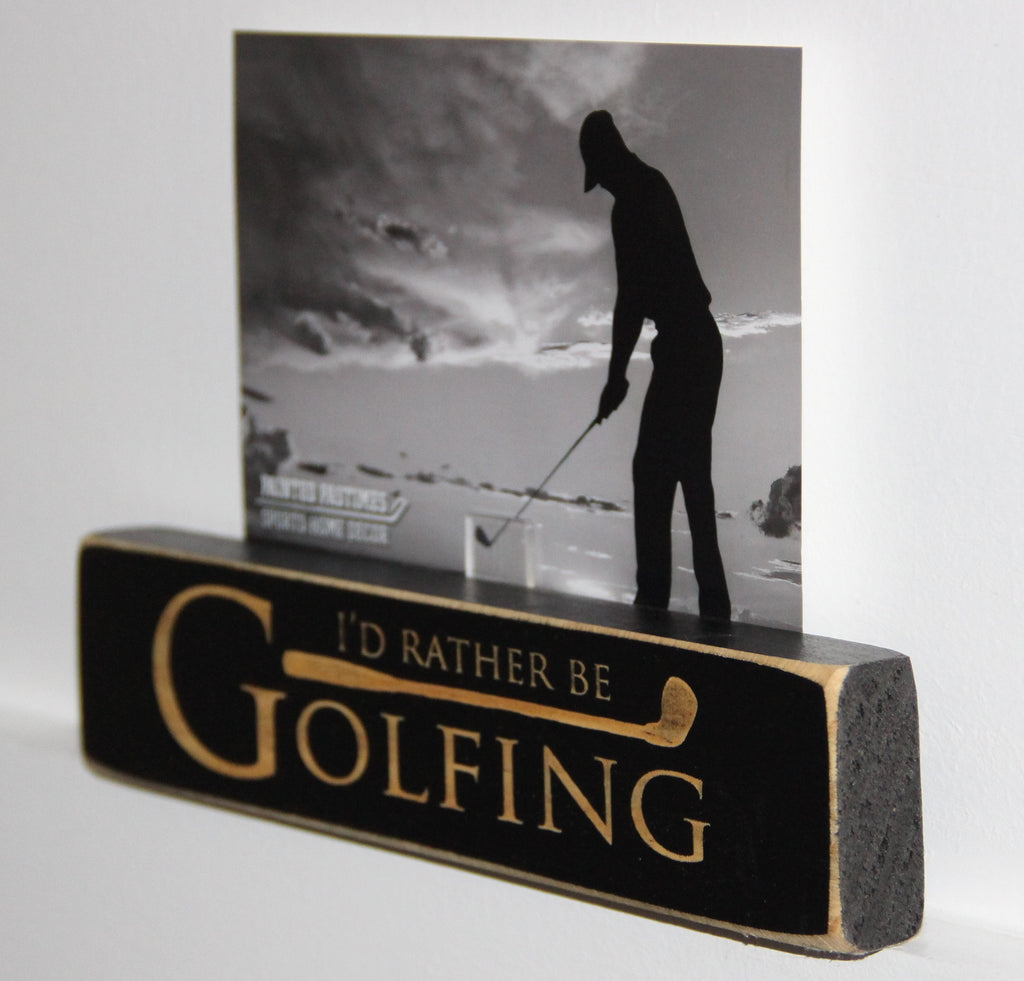 Golf Ornament, Funny Golfer Gift, Laser Cut Wood Sign