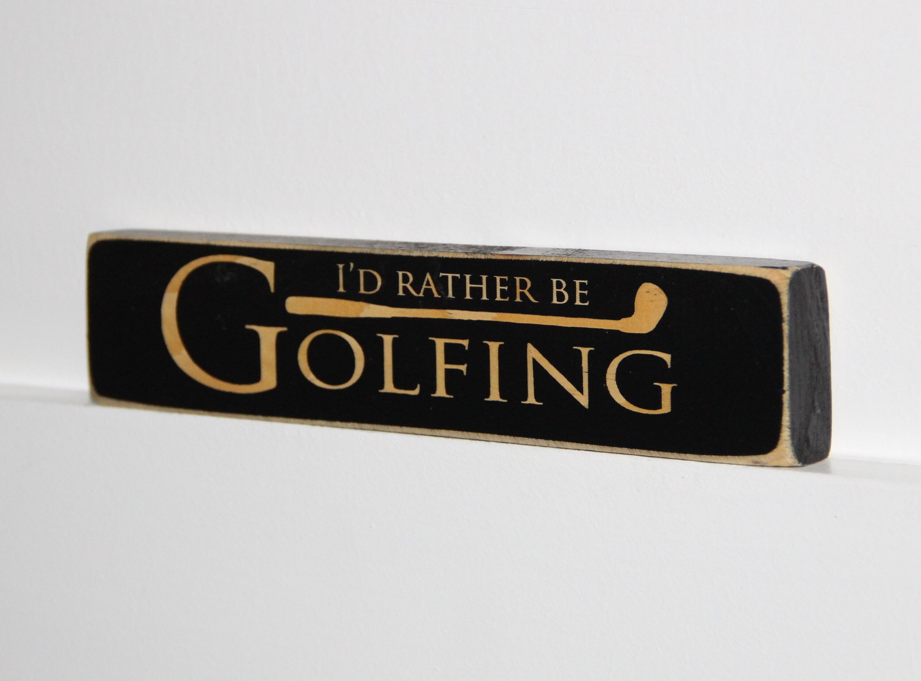 Golf Ornament, Funny Golfer Gift, Laser Cut Wood Sign
