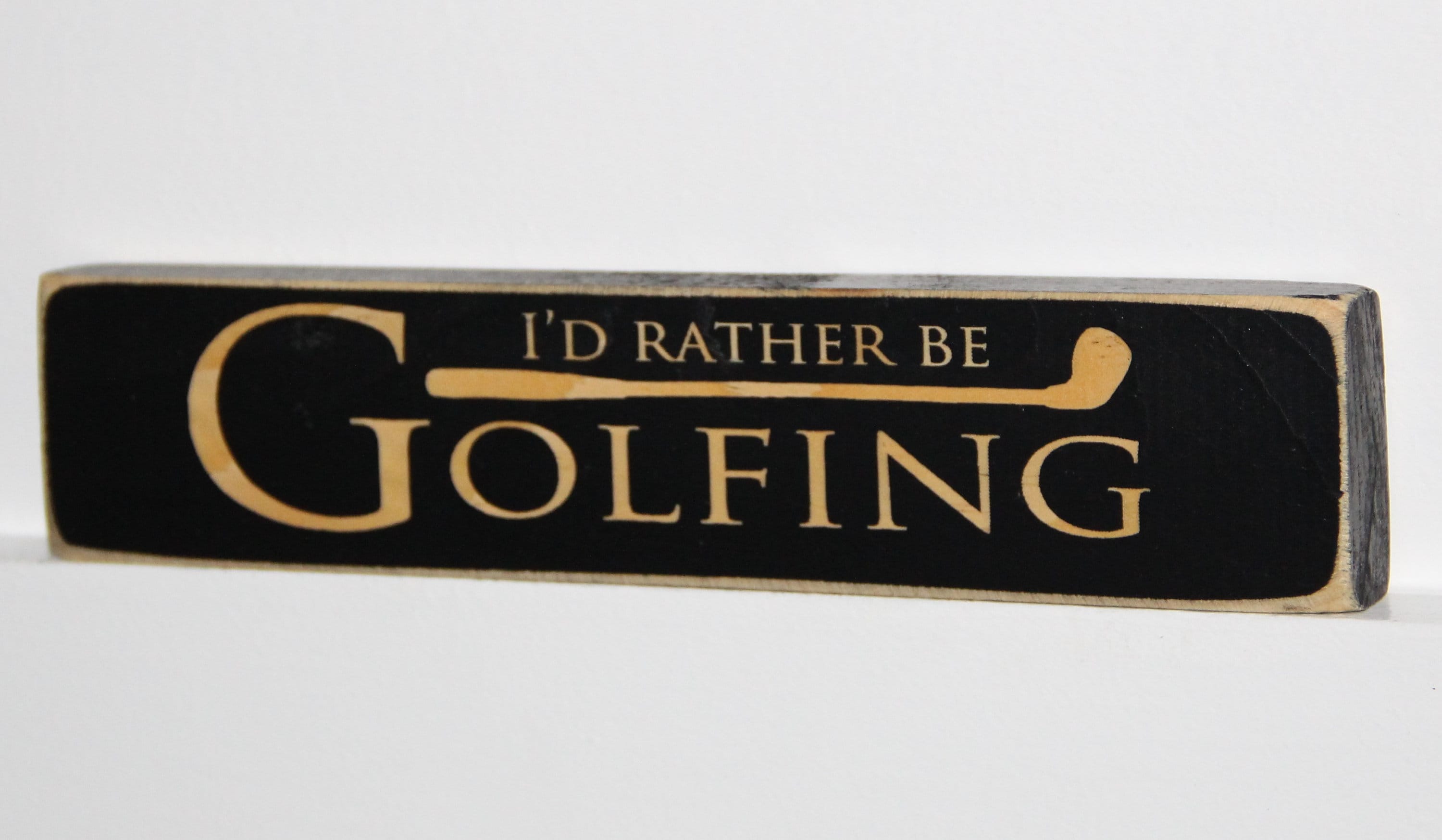 Golf Photo Frame, "I'd Rather Be Golfing" Sign, Golf Decor