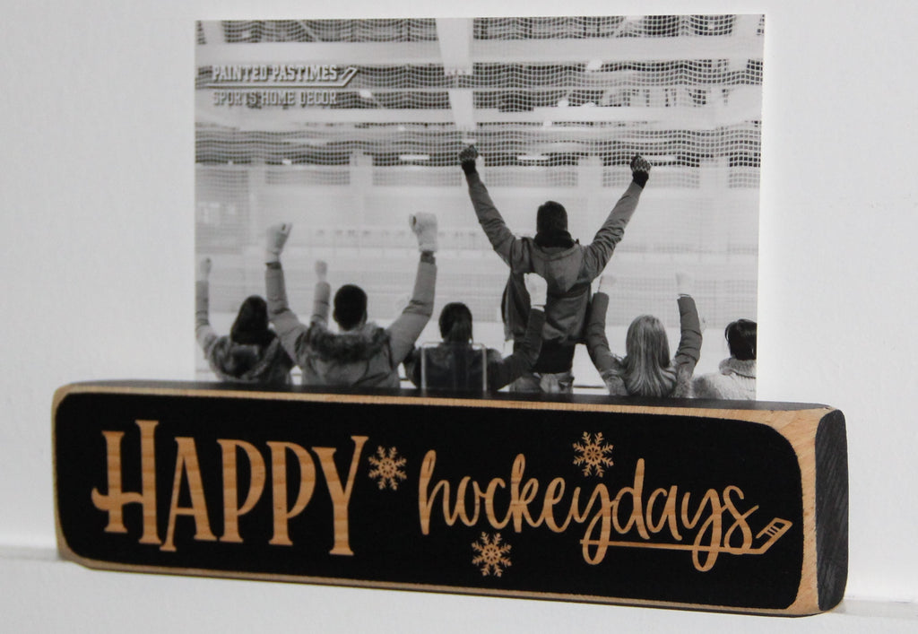 Hockey Christmas Ornament, Wood Sign for Coach, Team Mom