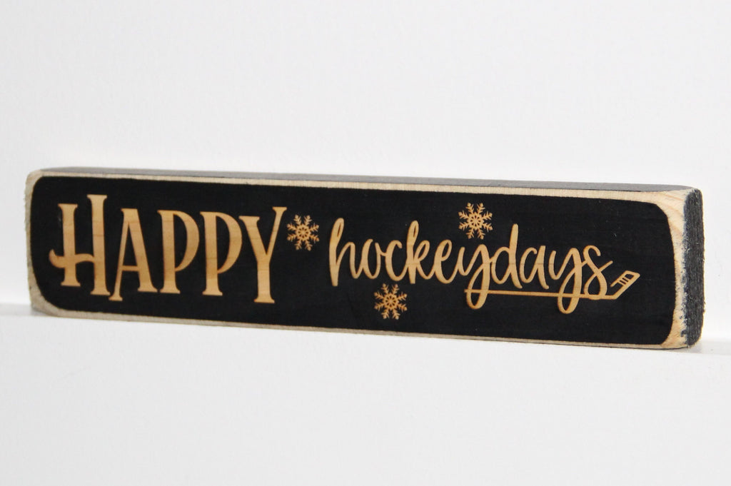 Hockey Christmas Ornament, Wood Sign for Coach, Team Mom