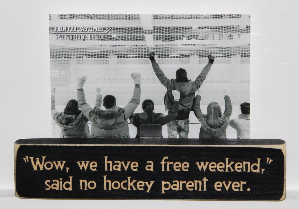 Funny Hockey Mom Wood Ornament, Christmas Gift for Hockey Parents