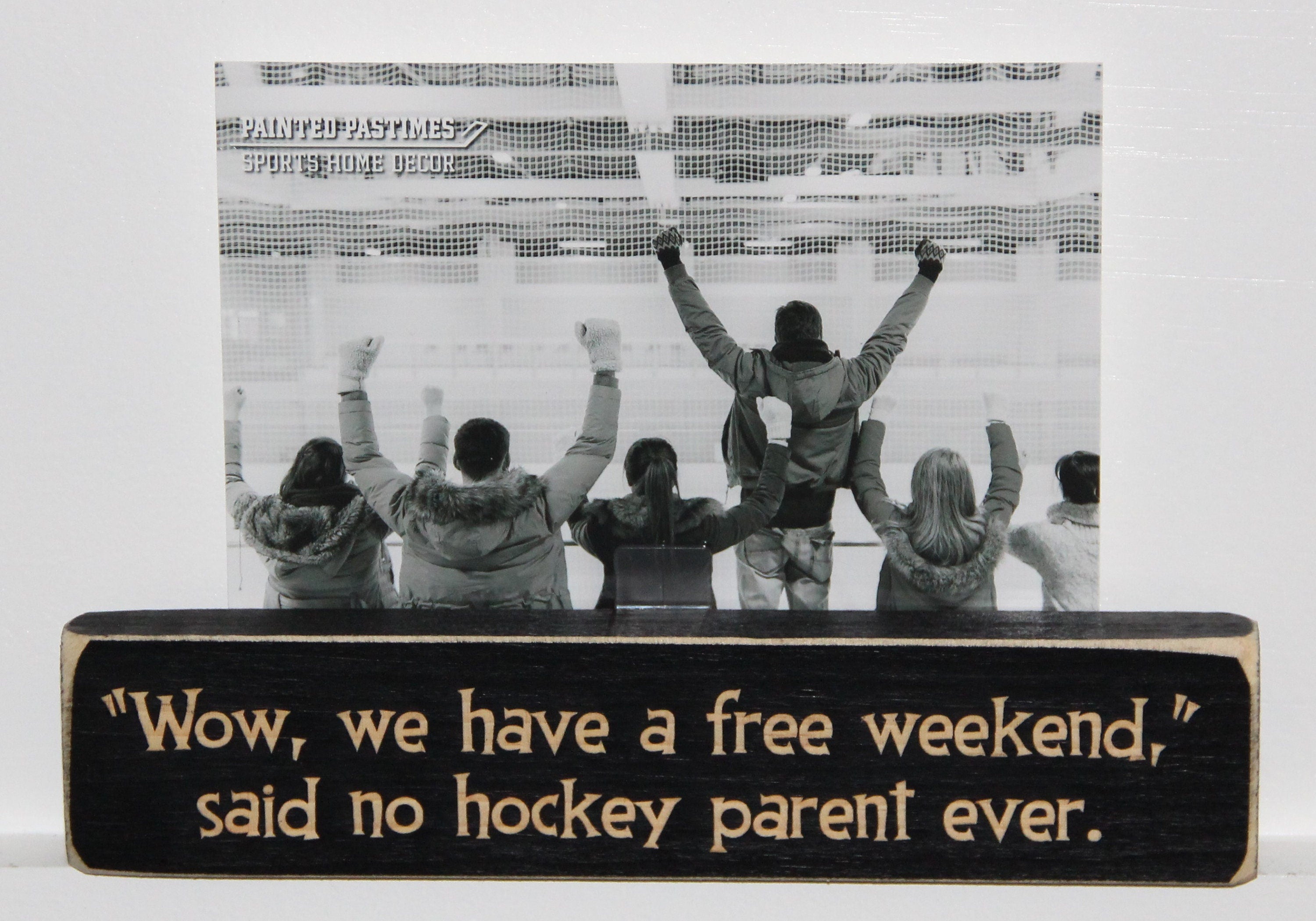 Funny Hockey Mom Wood Ornament, Christmas Gift for Hockey Parents