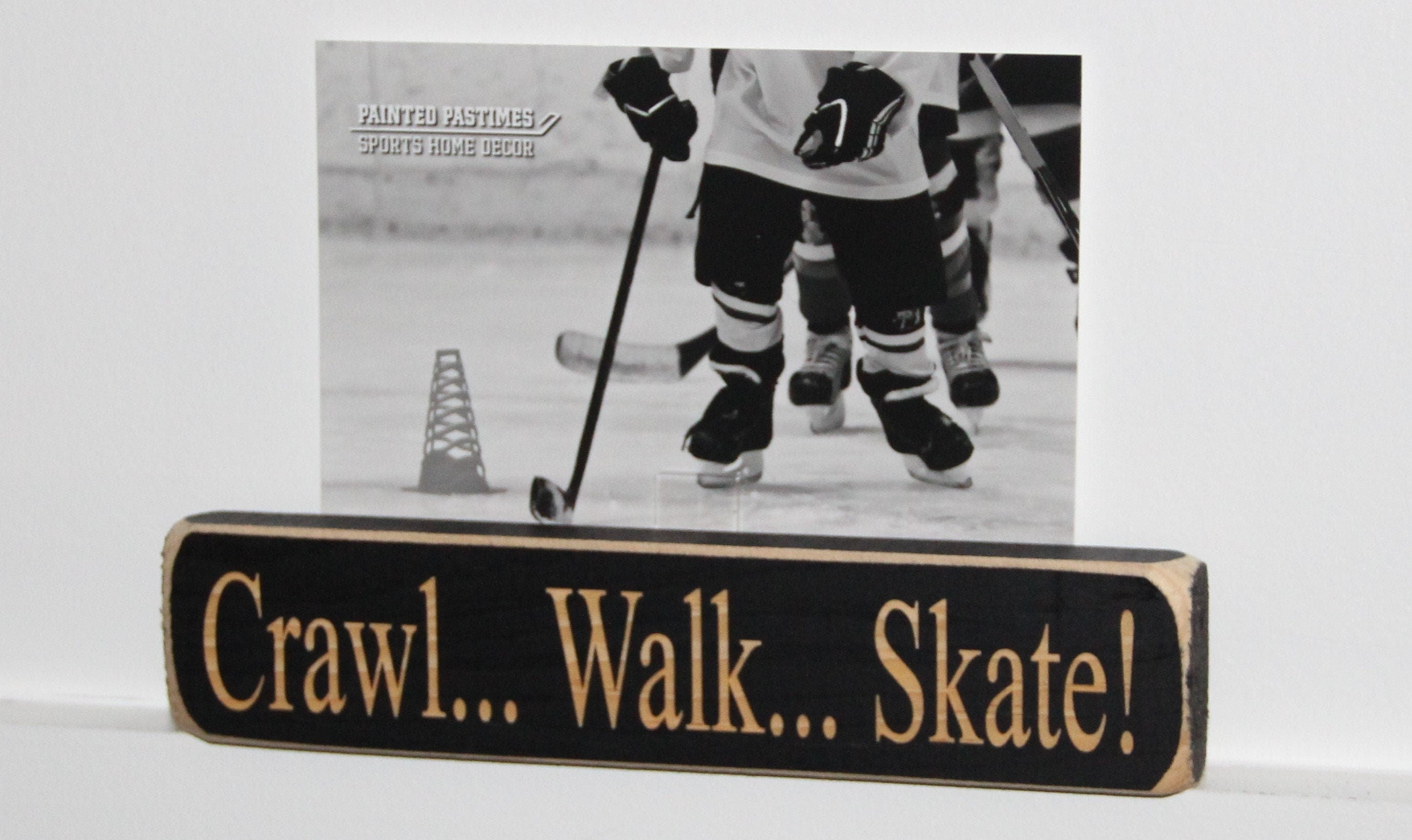 Hockey Nursery Decor: Photo Sign or Ornament