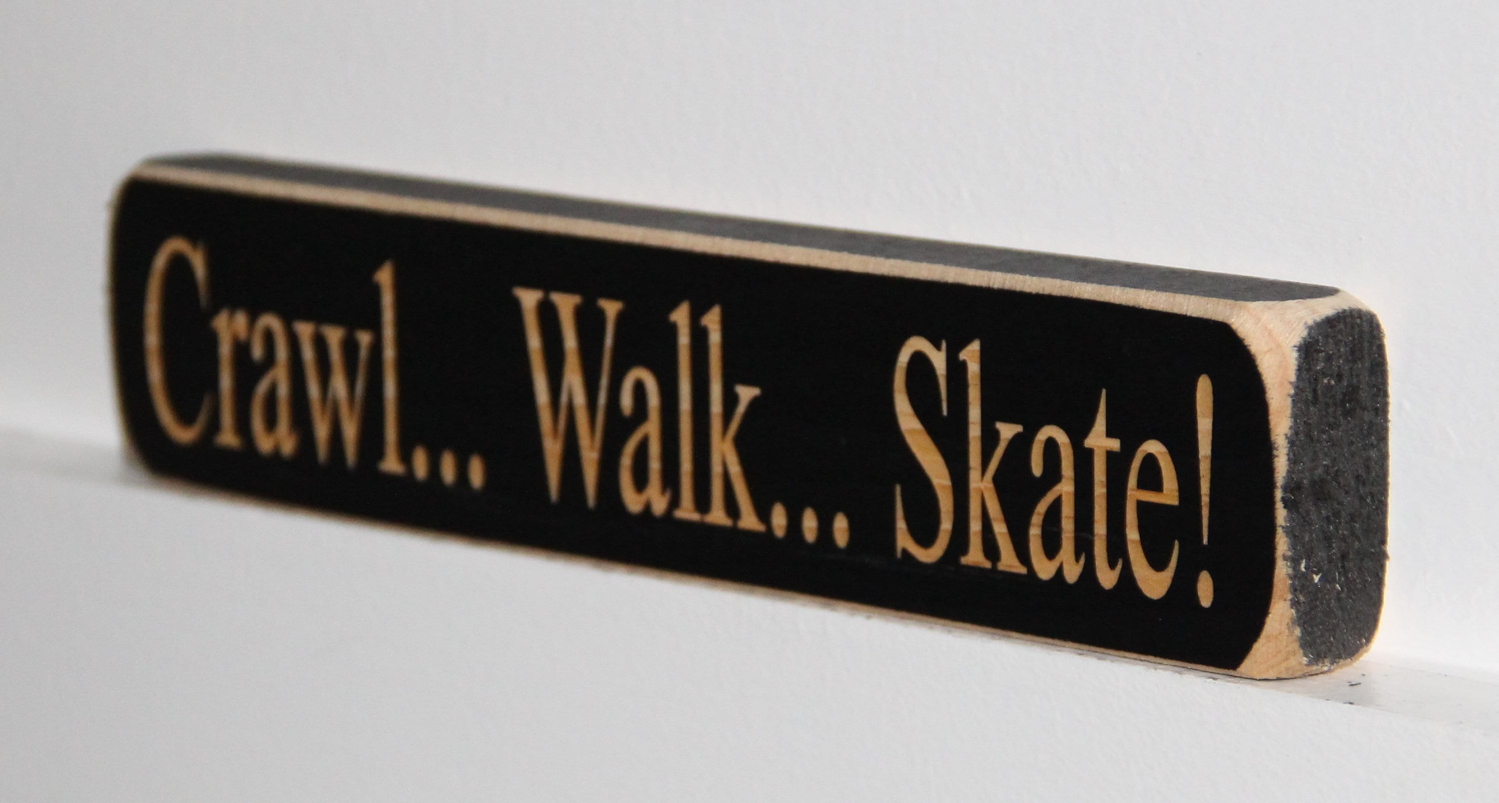 Skate Crawl Walk Ornament: Hockey, Figure Skating Nursery Decor