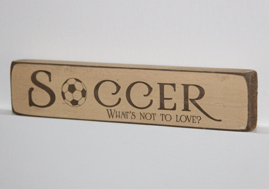 Soccer Photo Display: Soccer Player Gift, Room Decor, Laser Cut Wood