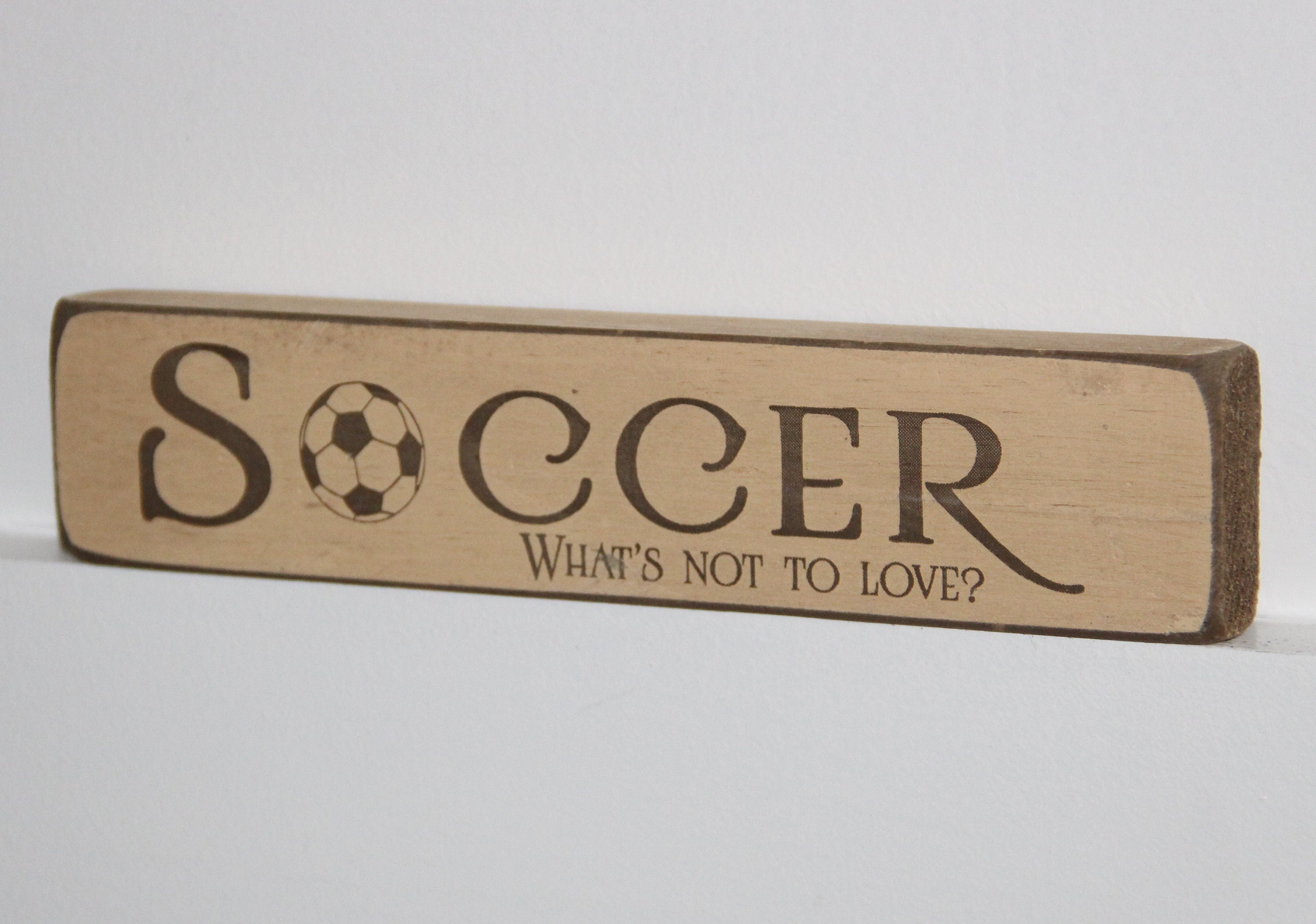 Soccer Photo Display: Soccer Player Gift, Room Decor, Laser Cut Wood