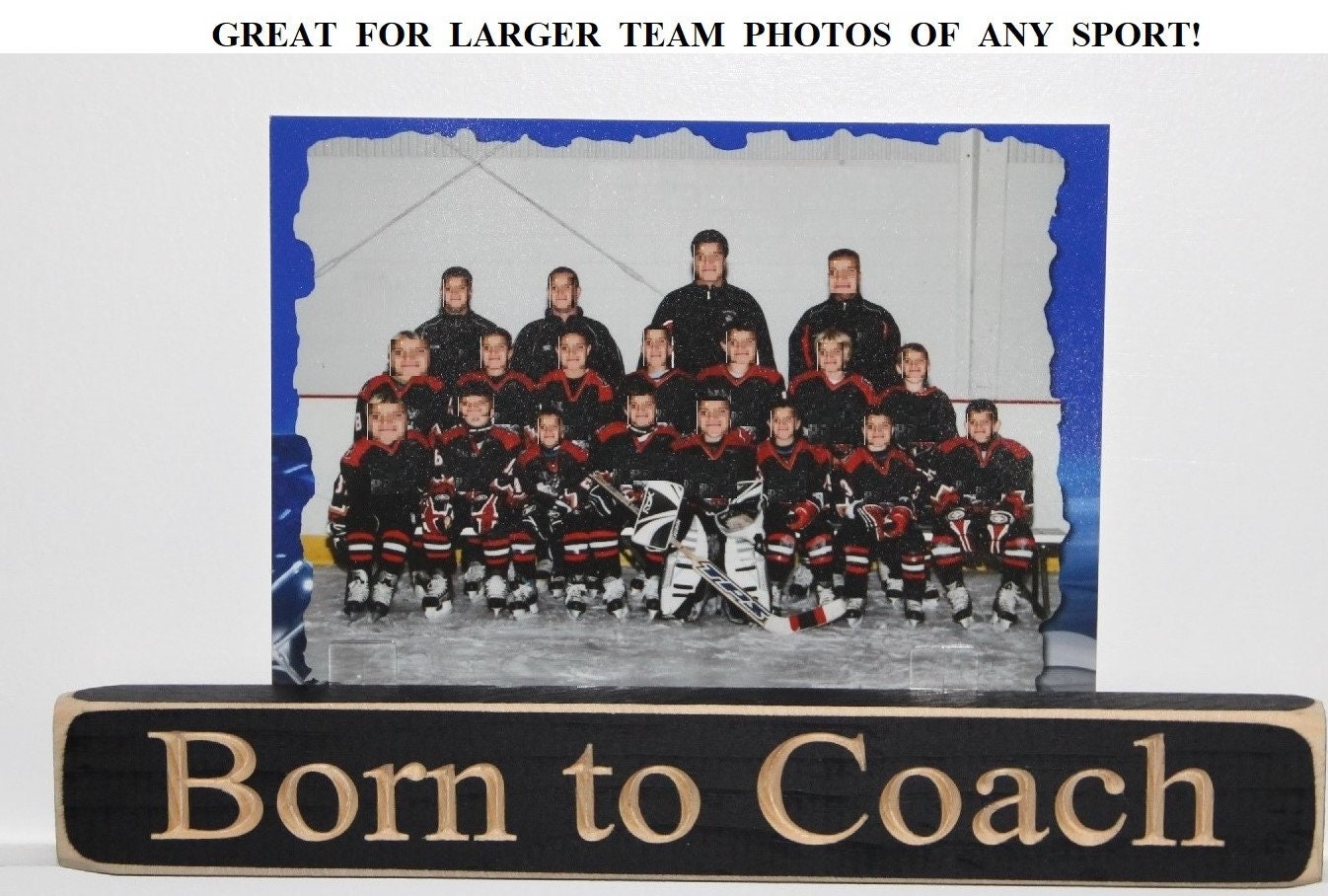 Coach Gift: Wood Sign, Sports Team Decor, Born to Coach