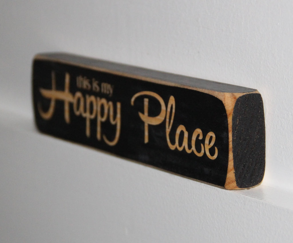 Football Photo Frame - Football Player Gift - "This is my HAPPY PLACE"