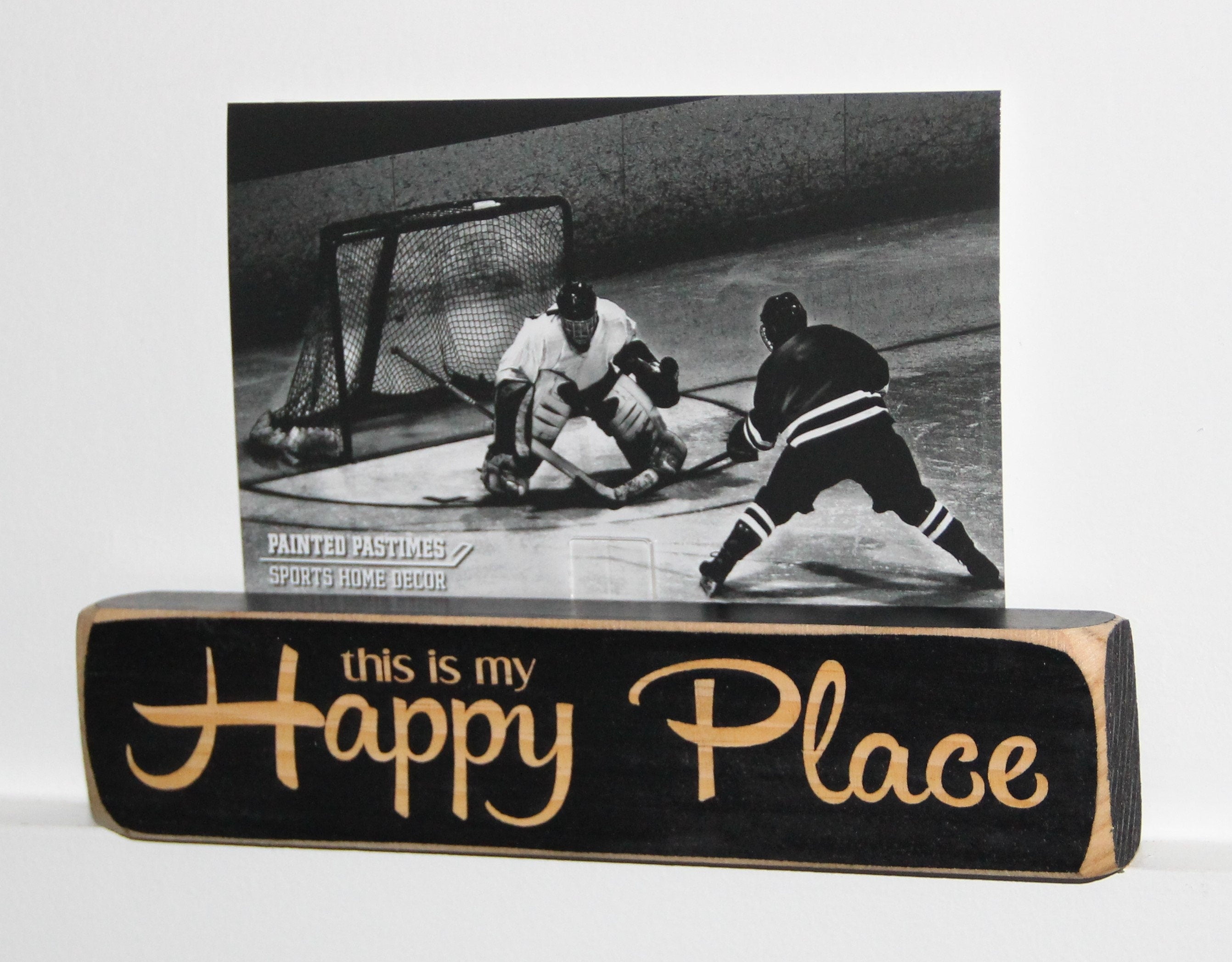 Football Photo Frame - Football Player Gift - "This is my HAPPY PLACE"