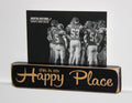 Football Photo Frame - Football Player Gift - "This is my HAPPY PLACE"