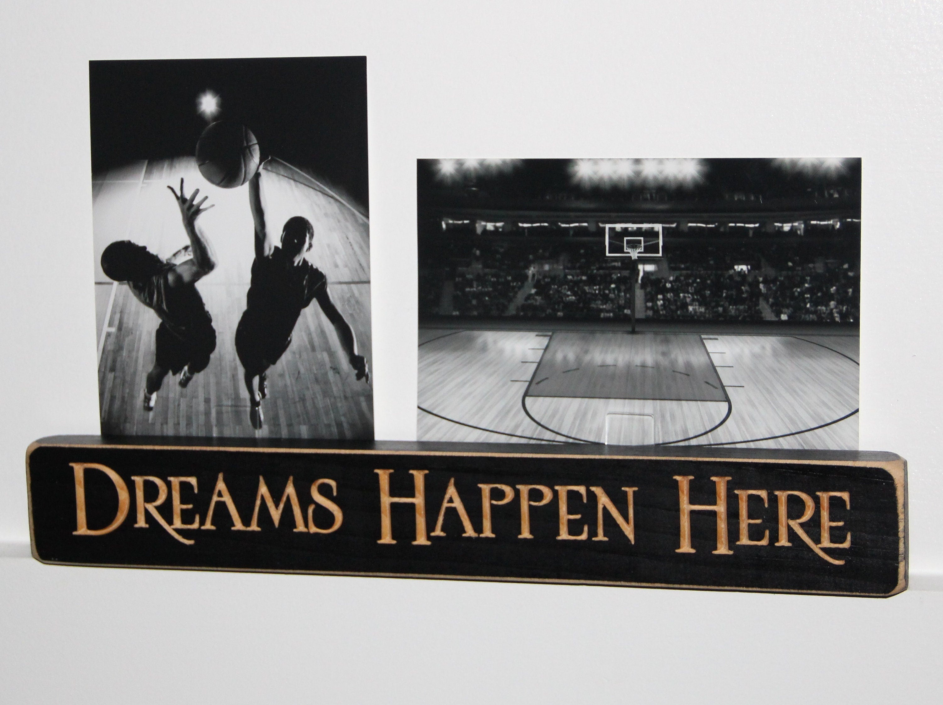 Golf Photo Frame - Golfer Gift - "Dreams Happen Here" Photo Sign