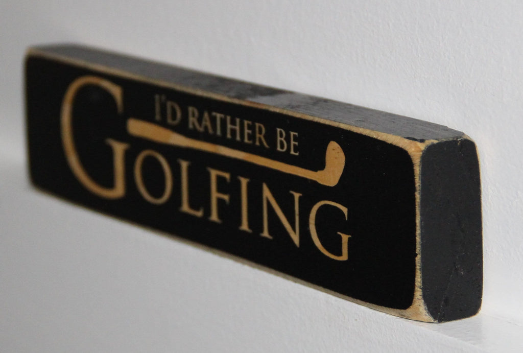 Golf Ornament, Funny Golfer Gift, Laser Cut Wood Sign