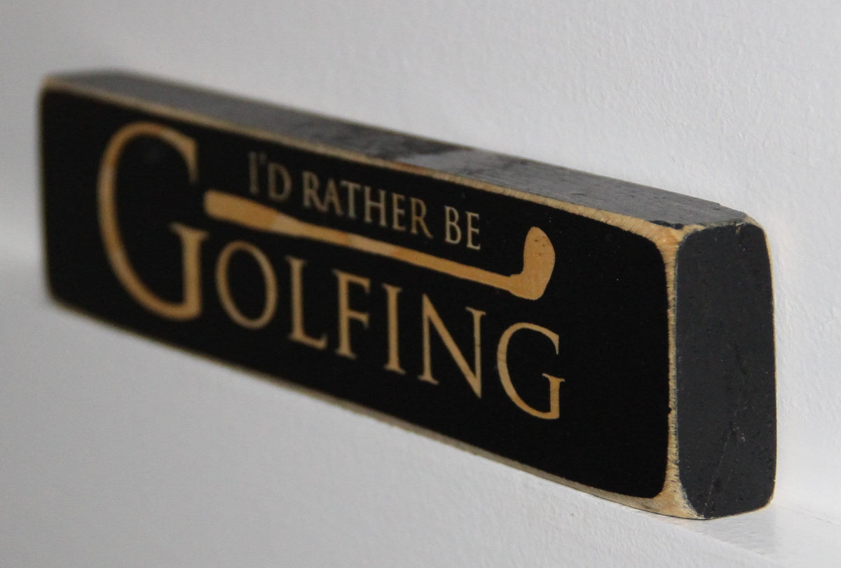 Golf Ornament, Funny Golfer Gift, Laser Cut Wood Sign