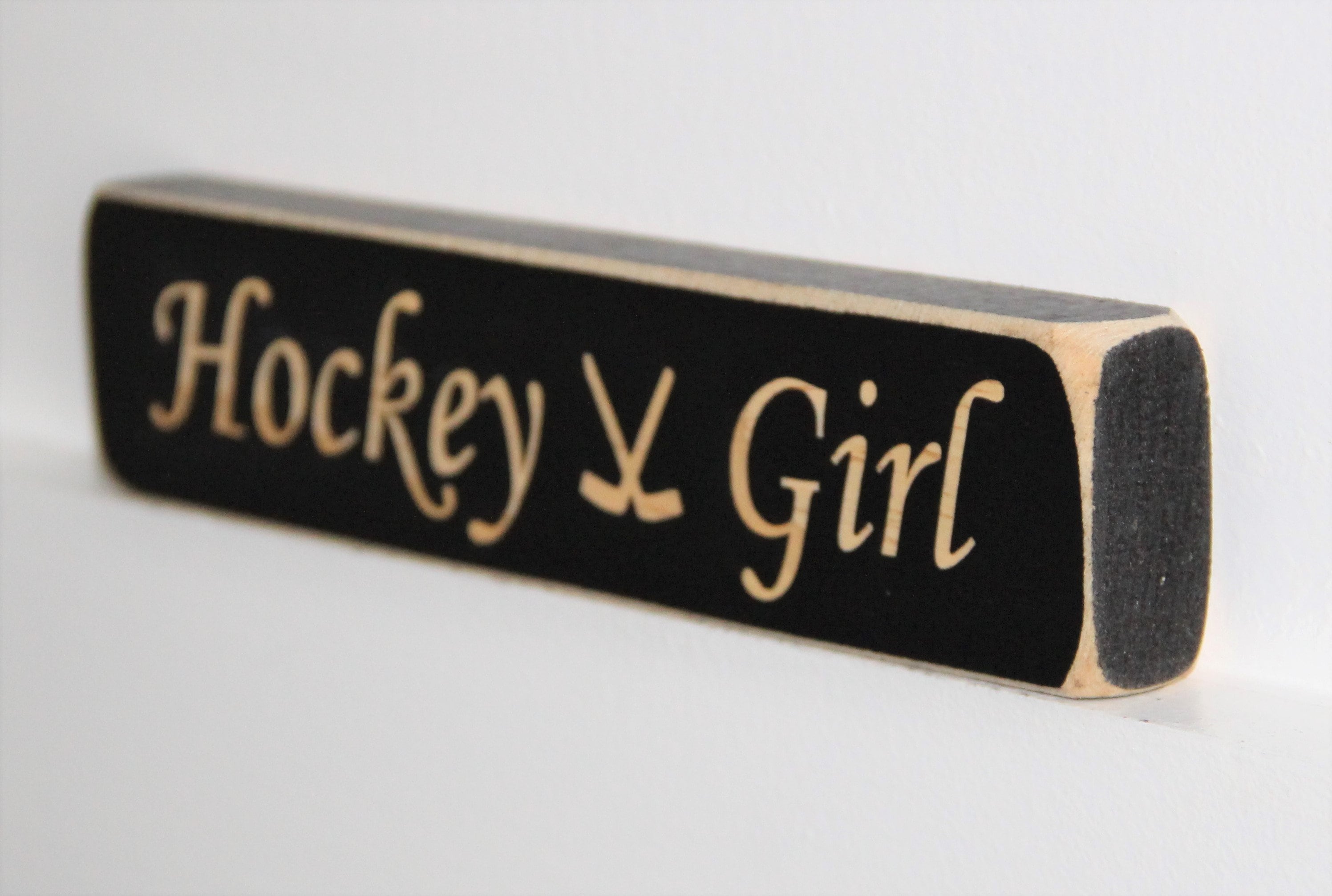 Hockey Girl Ornament, Christmas Tree Ornament