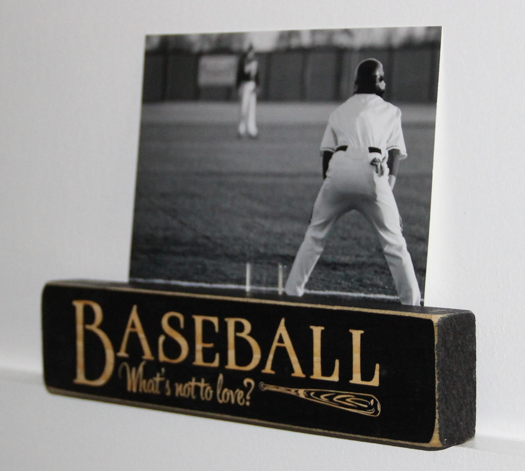 Baseball Photo Frame: Laser Cut Wood Sign, Coach Gift