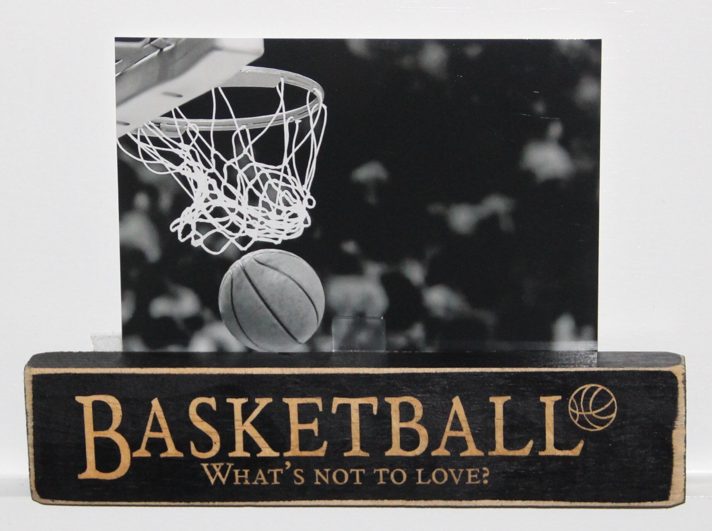 Basketball Ornament, Laser Cut Wood Sign, Coach Gift