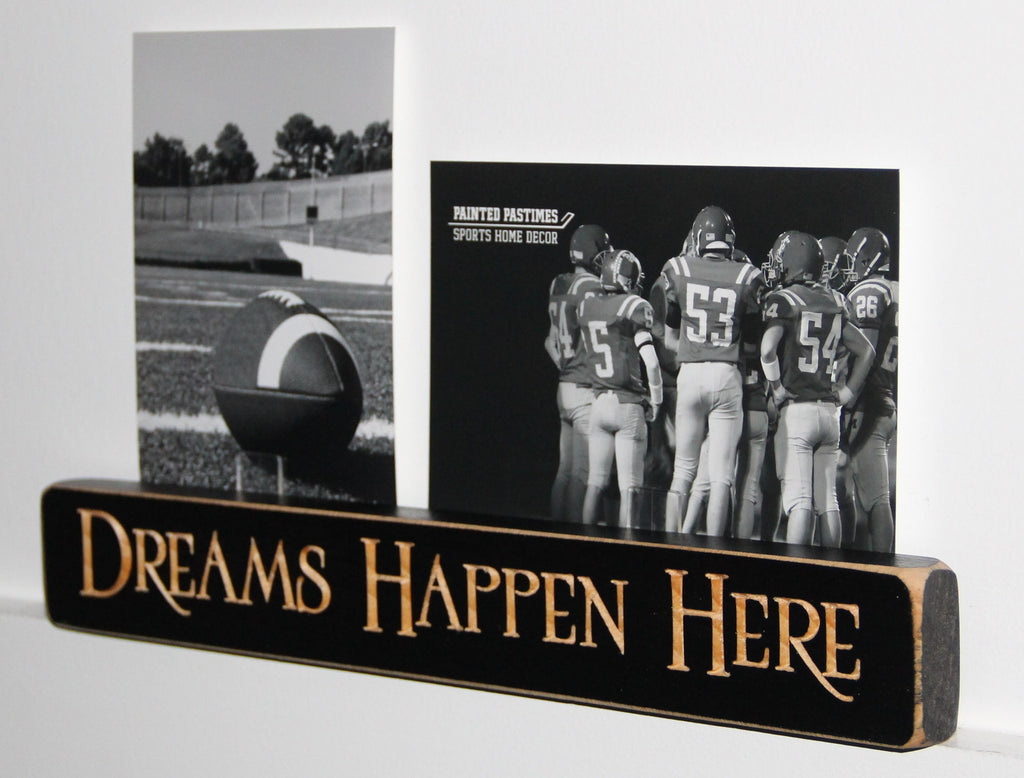 Golf Photo Frame - Golfer Gift - "Dreams Happen Here" Photo Sign