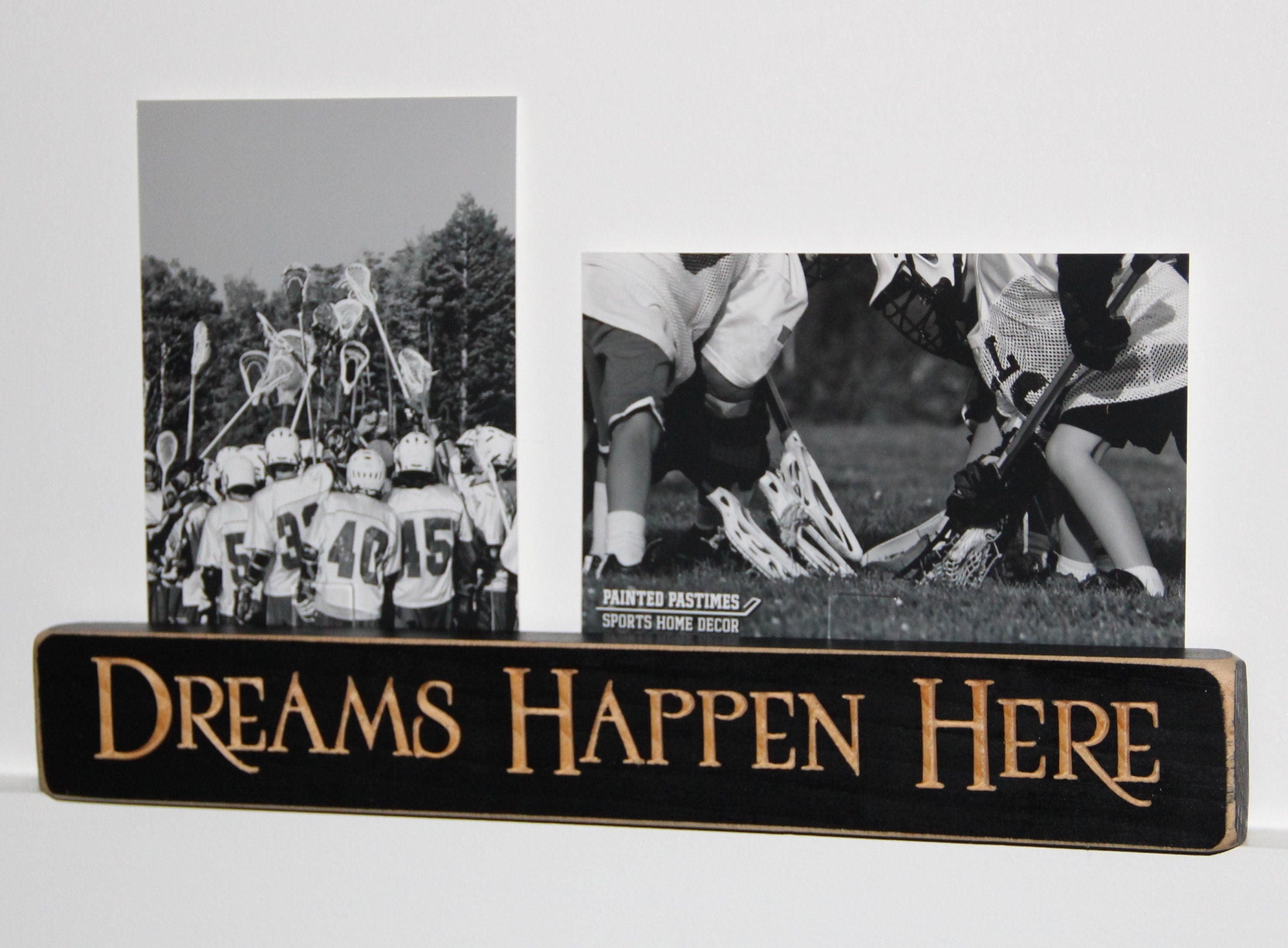 Golf Photo Frame - Golfer Gift - "Dreams Happen Here" Photo Sign