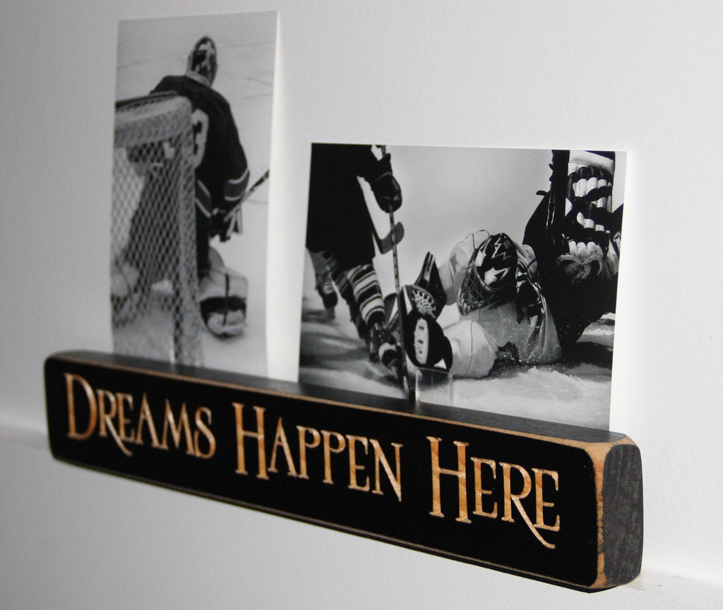 Baseball Photo Display: Wood Sign, Sports Room Decor, Player Gift