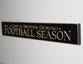 Football Sign: Wood, Football Player, Coach, Fan Gift