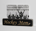 Hockey Mom Photo Display: Laser Cut Wood Sign, Hockey Gift