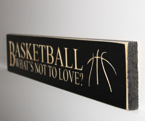 Basketball Photo Display: Black Wood, Frame