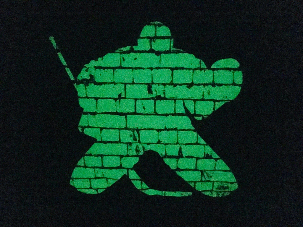 Hockey Goalie Pillowcase: Brick Wall Design, Glow in the Dark Option